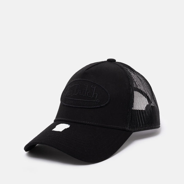 Von Dutch Trucker Boston Cap Cotton Black