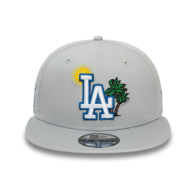 9FIFTY LA Dodgers MLB Summer Icon Snapback Cap Grau