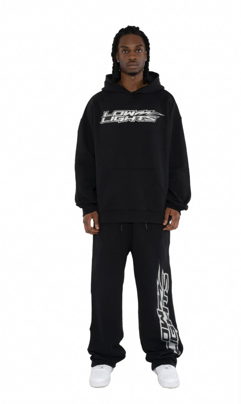 Low Lights Studios Lightning Hoodie Black