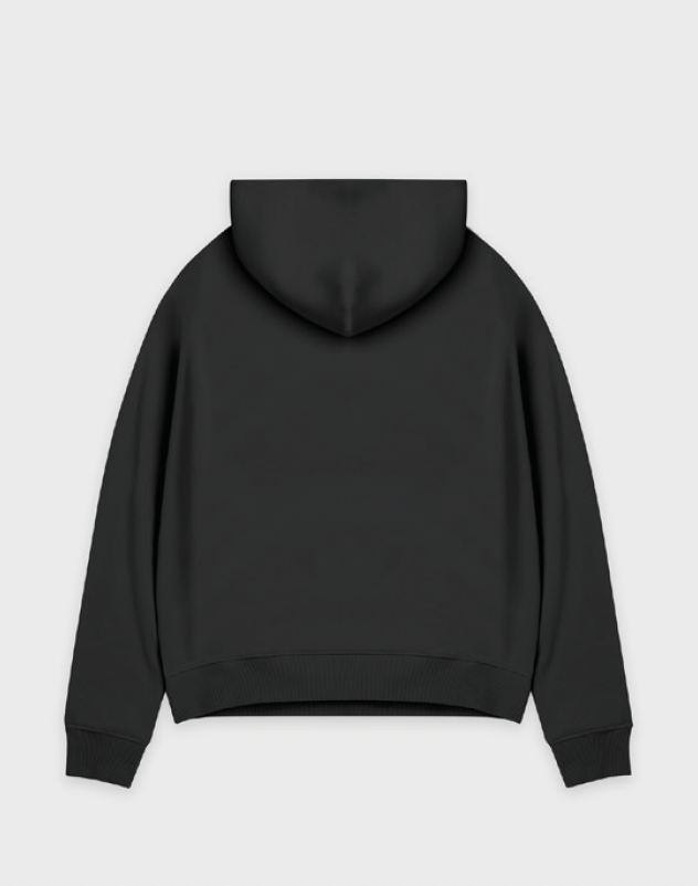 Burocs Basic Zip Hoodie Black