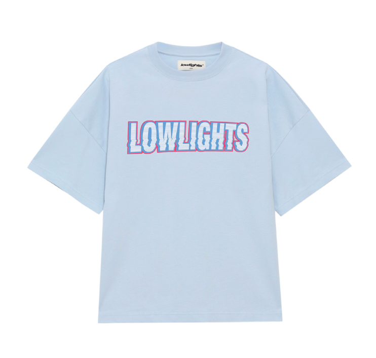 Low Lights Studios Waves T-Shirt Sky Blue