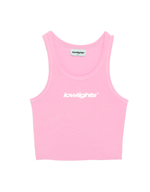 Low Lights Studios Basic Crop Top Pink