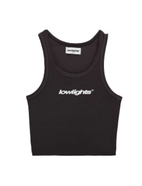 Low Lights Studios Basic Crop Top Black