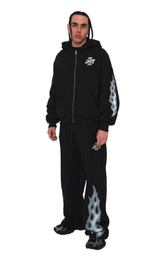 Low Lights Studios Nitromethane Zip Hoodie Black