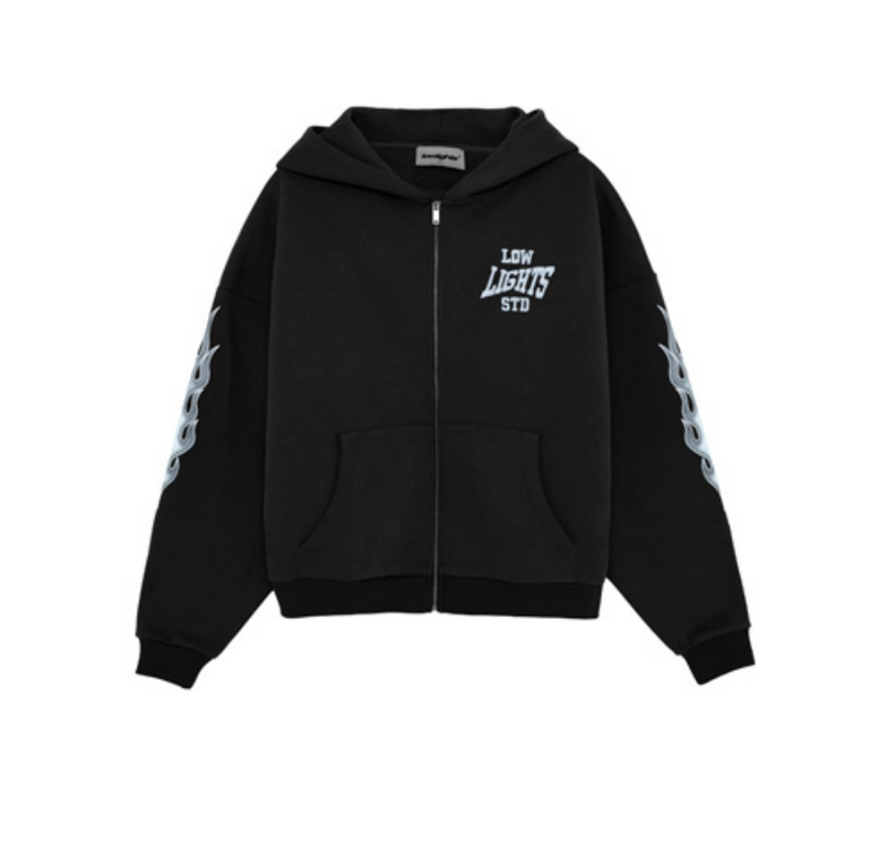 Low Lights Studios Nitromethane Zip Hoodie Black