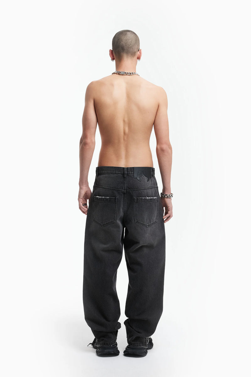 Favela Aves Black Denim