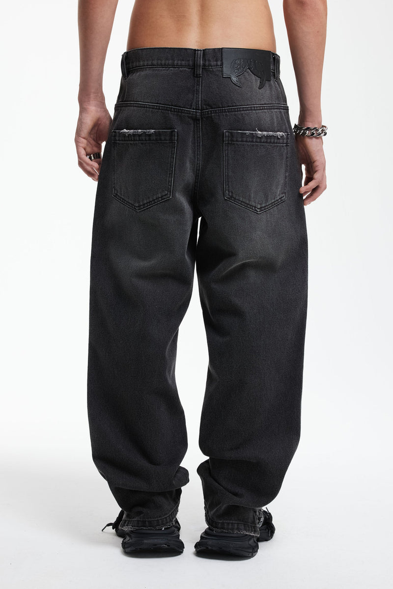 Favela Aves Black Denim