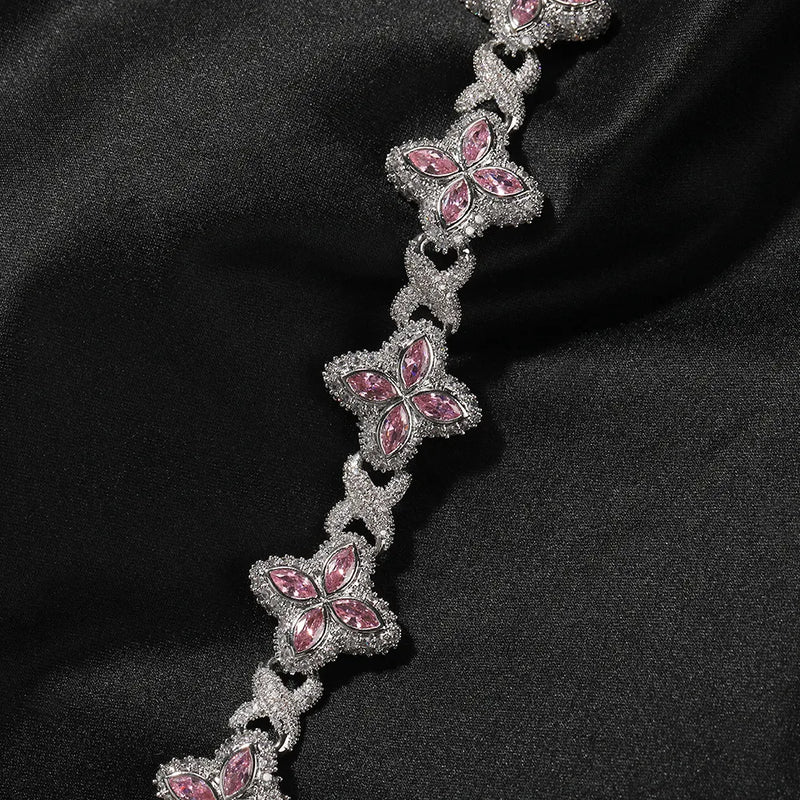 G4LIFE FLOWER BRACELET PINK