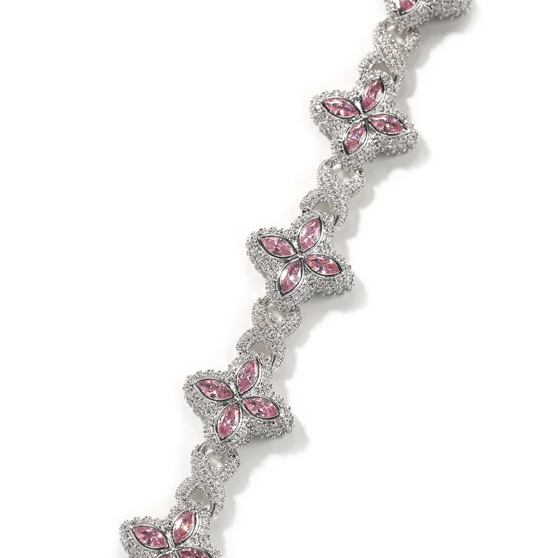 G4LIFE FLOWER BRACELET PINK