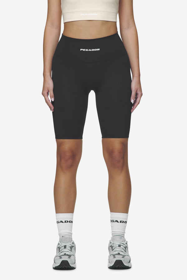 Pegador Lupita Biker Shorts Black White
