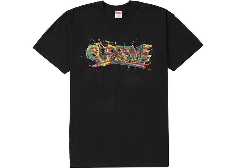 Supreme Paint Tee Black