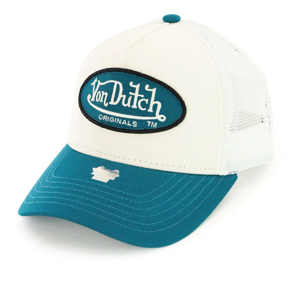 Von Dutch Trucker Bost Cot Twill White/Green