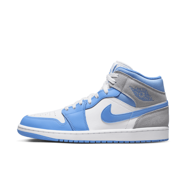 Air Jordan 1 Mid University Blue Grey