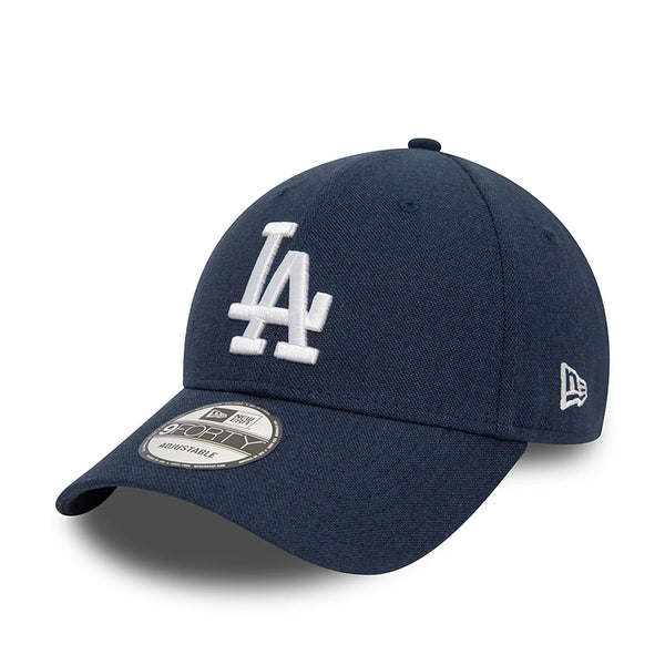 9FORTY Los Angeles Dodgers Leinen Verstellbare Cap Blau