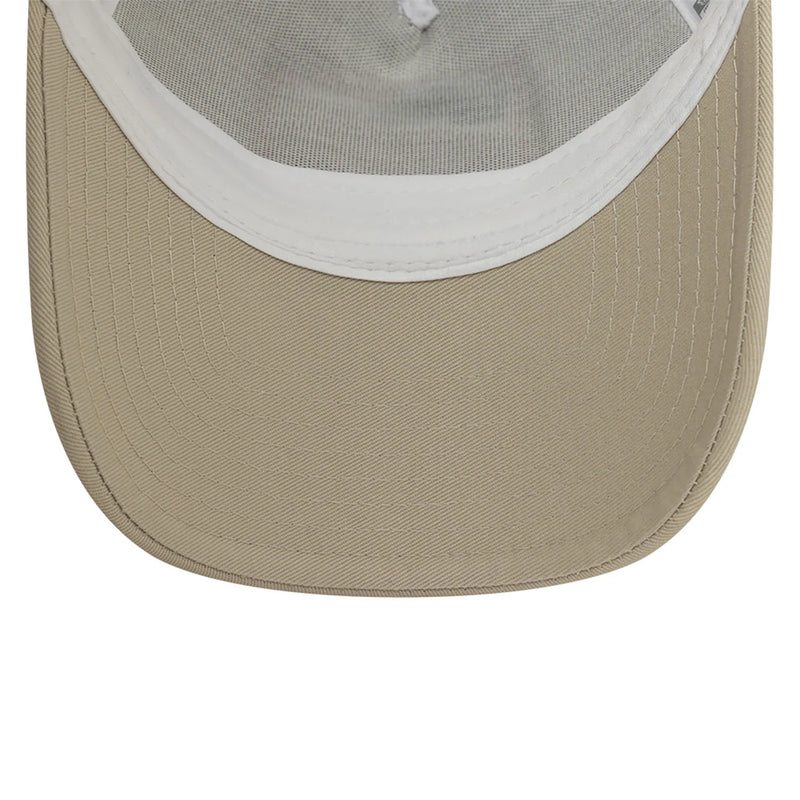 9FORTY New Era Patch A-Frame Trucker Cap Beige