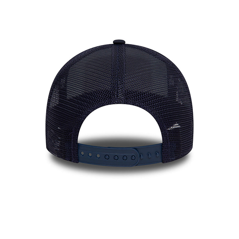 New Era Summer Sessions Patch Blue A-Frame Trucker Cap