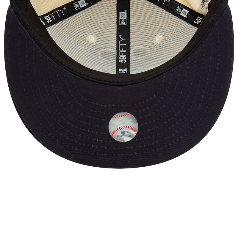 59FIFTY New York Yankees Team Colour Fitted Cap Beige