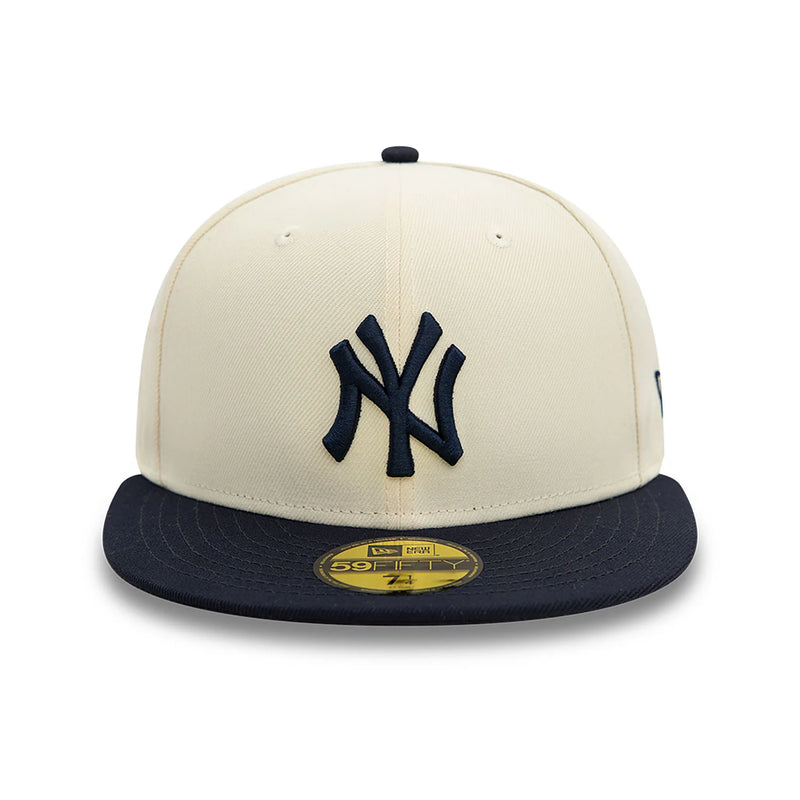 59FIFTY New York Yankees Team Colour Fitted Cap Beige