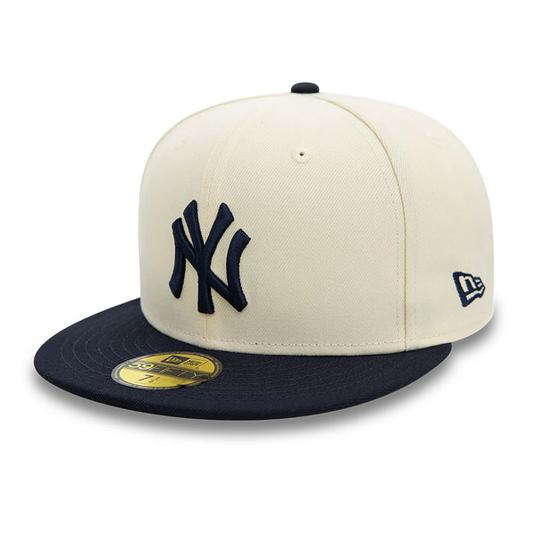 59FIFTY New York Yankees Team Colour Fitted Cap Beige