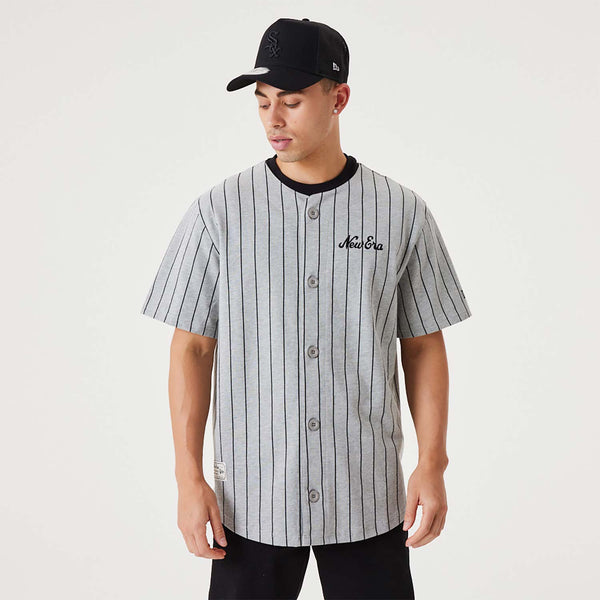 New Era Pinstripe Jersey Gray